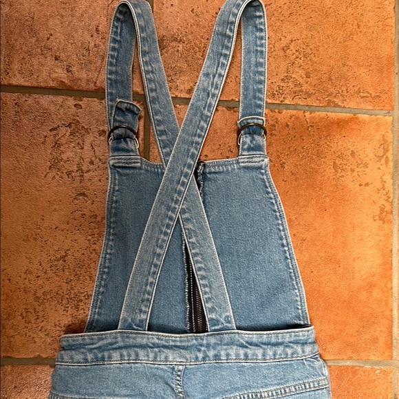 ROLLA'S Blue Flared Denim Overalls - Picture 6 of 8